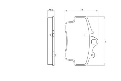 BOSCH 0 986 424 570 Číslo výrobce: BP317. EAN: 3165143349038.