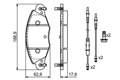BOSCH 0 986 424 581 Číslo výrobce: BP327. EAN: 3165143722442.