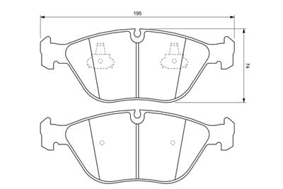 BOSCH 0 986 424 649 Číslo výrobce: BP365. EAN: 3165143722473.