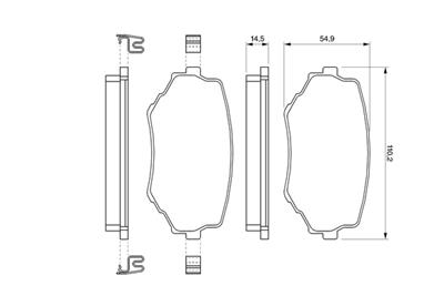 BOSCH 0 986 424 669 Číslo výrobce: BP385. EAN: 3165143659236.