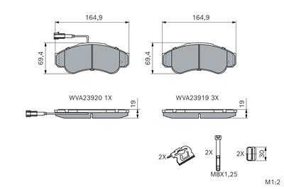 BOSCH 0 986 424 769 Číslo výrobce: BP475. EAN: 3165143702581.