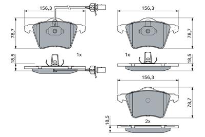 BOSCH 0 986 424 780 Číslo výrobce: BP921. EAN: 3165143939390.