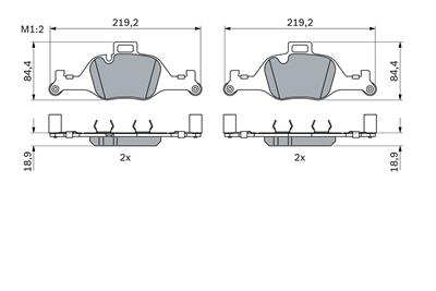 BOSCH 0 986 424 849 Číslo výrobce: BP2410. EAN: 4047026416879.