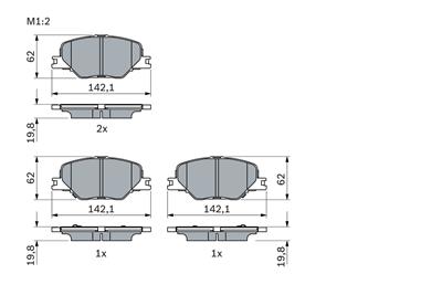 BOSCH 0 986 424 868 Číslo výrobce: BP2491. EAN: 4047026417036.