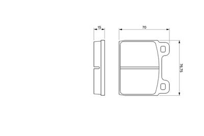 BOSCH 0 986 460 113 Číslo výrobce: BP495. EAN: 4047024044128.