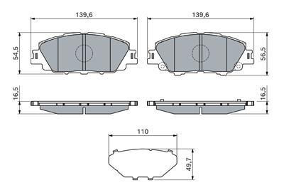 BOSCH 0 986 460 152 Číslo výrobce: BP2850.