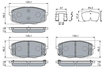 BOSCH 0 986 460 168 Číslo výrobce: BP2866. EAN: 4047026788532.