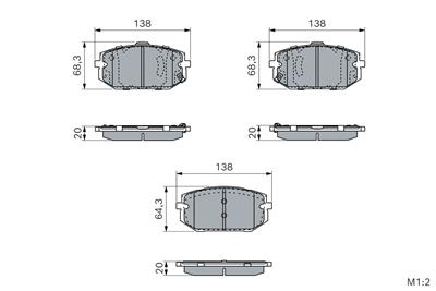 BOSCH 0 986 460 192 Číslo výrobce: BP2890. EAN: 4047026883091.