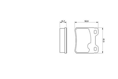BOSCH 0 986 460 955 Číslo výrobce: BP524. EAN: 3165141096361.
