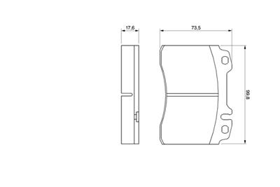 BOSCH 0 986 460 966 Číslo výrobce: BP535. EAN: 3165141096507.