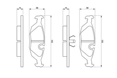 BOSCH 0 986 460 996 Číslo výrobce: BP562. EAN: 3165143726020.