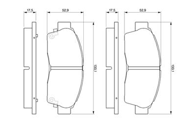 BOSCH 0 986 461 123 Číslo výrobce: BP574. EAN: 3165143662380.