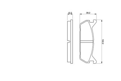 BOSCH 0 986 461 146 Číslo výrobce: BP595. EAN: 3165143725085.