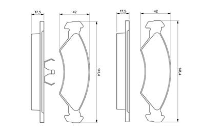 BOSCH 0 986 468 570 Číslo výrobce: BP727. EAN: 3165141022667.