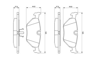 BOSCH 0 986 469 960 Číslo výrobce: BP760. EAN: 3165143662632.