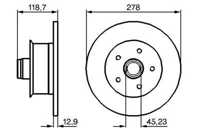 BOSCH 0 986 478 136 Číslo výrobce: BD117. EAN: 3165142707808.