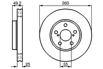 BOSCH 0 986 478 451 Číslo výrobce: BD382. EAN: 4047024093775.