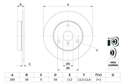 BOSCH 0 986 478 479 Číslo výrobce: BD407. EAN: 3165143199718.