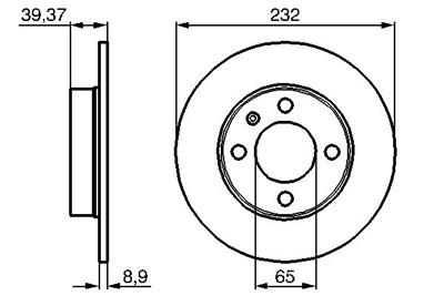 BOSCH 0 986 478 492 Číslo výrobce: BD418. EAN: 4047024094482.