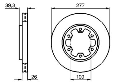 BOSCH 0 986 478 532 Číslo výrobce: BD455. EAN: 3165141234862.