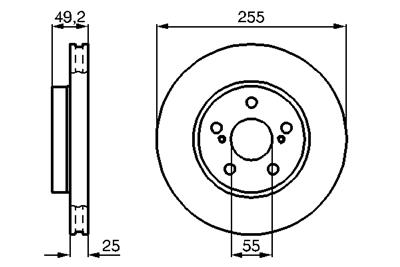 BOSCH 0 986 478 584 Číslo výrobce: BD505. EAN: 3165143277829.