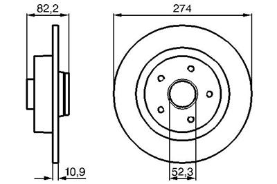 BOSCH 0 986 478 744 Číslo výrobce: BD657. EAN: 4047024200739.