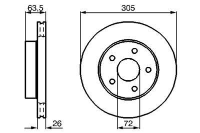 BOSCH 0 986 478 772 Číslo výrobce: BD683. EAN: 4047024095724.