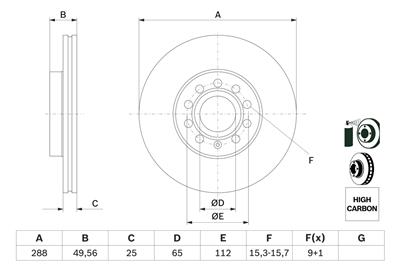 BOSCH 0 986 479 088 Číslo výrobce: BD1023. EAN: 3165143963425.