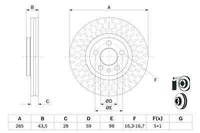 BOSCH 0 986 479 114 Číslo výrobce: BD1044. EAN: 4047024235823.