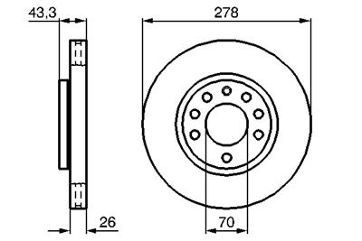 BOSCH 0 986 479 262 Číslo výrobce: BD1140. EAN: 4047024227064.