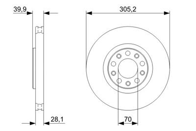 BOSCH 0 986 479 293 Číslo výrobce: BD1156. EAN: 4047024233621.