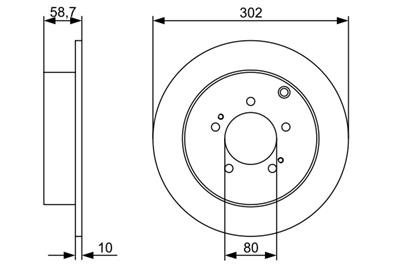 BOSCH 0 986 479 318 Číslo výrobce: BD1222. EAN: 4047024309401.