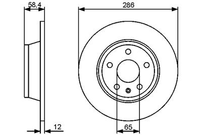 BOSCH 0 986 479 465 Číslo výrobce: BD1288. EAN: 4047024393660.