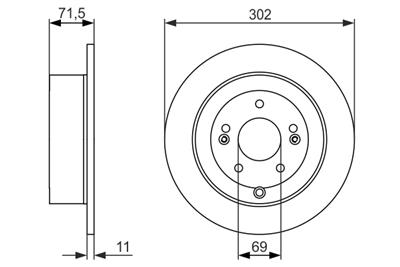BOSCH 0 986 479 C15 Číslo výrobce: BD2115. EAN: 4047025349253.