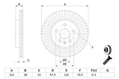 BOSCH 0 986 479 514 Číslo výrobce: BD1368. EAN: 4047024615113.