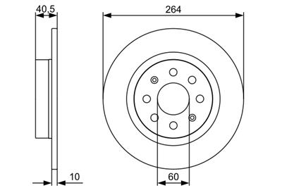 BOSCH 0 986 479 517 Číslo výrobce: BD1371. EAN: 4047024615144.