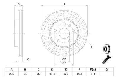 BOSCH 0 986 479 543 Číslo výrobce: BD1388. EAN: 4047024615304.