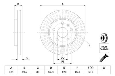 BOSCH 0 986 479 C16 Číslo výrobce: BD2116. EAN: 4047025349383.