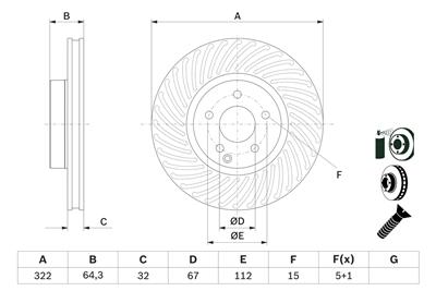 BOSCH 0 986 479 652 Číslo výrobce: BD1496. EAN: 4047024749405.