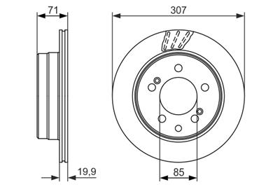BOSCH 0 986 479 665 Číslo výrobce: BD1507. EAN: 4047024749511.