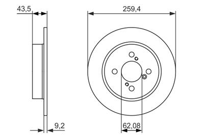 BOSCH 0 986 479 792 Číslo výrobce: BD1622. EAN: 4047024947009.