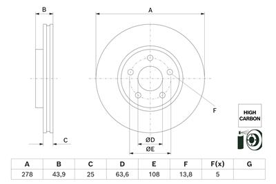 BOSCH 0 986 479 H66 Číslo výrobce: BD3018. EAN: 4047026641325.