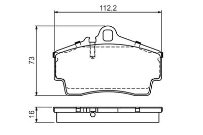 BOSCH 0 986 494 265 Číslo výrobce: BP1177. EAN: 4047024666788.