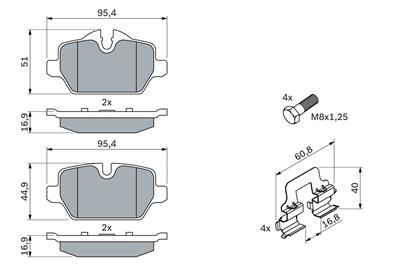 BOSCH 0 986 494 269 Číslo výrobce: BP1181. EAN: 4047024645370.