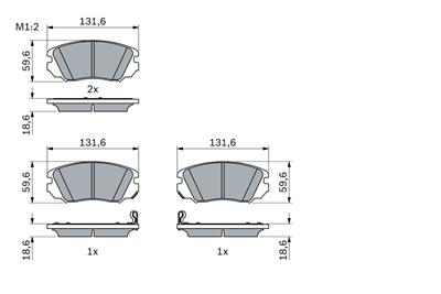 BOSCH 0 986 494 279 Číslo výrobce: BP2664. EAN: 4047024666825.