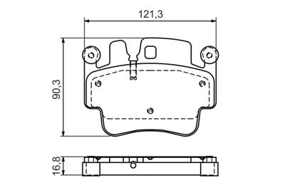 BOSCH 0 986 494 281 Číslo výrobce: BP1310. EAN: 4047024645349.