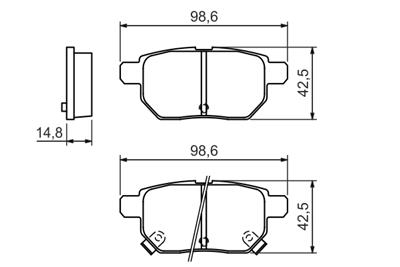 BOSCH 0 986 494 328 Číslo výrobce: BP1218. EAN: 4047024646278.