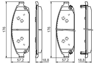 BOSCH 0 986 494 370 Číslo výrobce: BP1278. EAN: 4047024737211.
