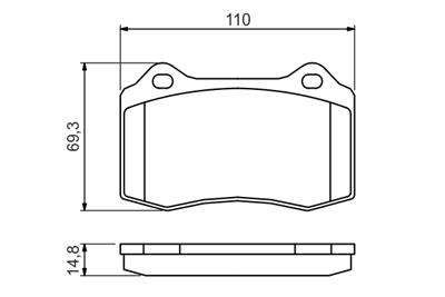 BOSCH 0 986 494 393 Číslo výrobce: BP1316. EAN: 4047024792043.
