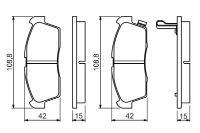 BOSCH 0 986 494 700 Číslo výrobce: BP1695. EAN: 4047025453653.